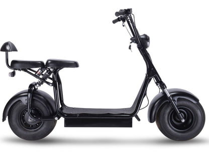 Ewheelers 60V 1000W Fat Tire Electric Scooter – Dual Seat Power Ride for All Terrains
