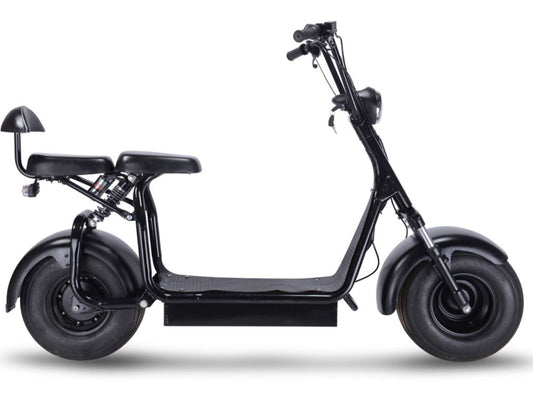 Ewheelers 60V 1000W Fat Tire Electric Scooter – Dual Seat Power Ride for All Terrains