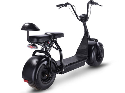 Ewheelers 60V 1000W Fat Tire Electric Scooter – Dual Seat Power Ride for All Terrains